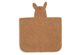 Poncho de bain caramel