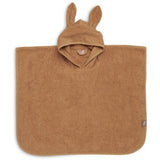 Poncho de bain caramel