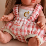 Porte bébé Vichy Rose pour poupée