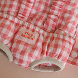 Porte bébé Vichy Rose pour poupée