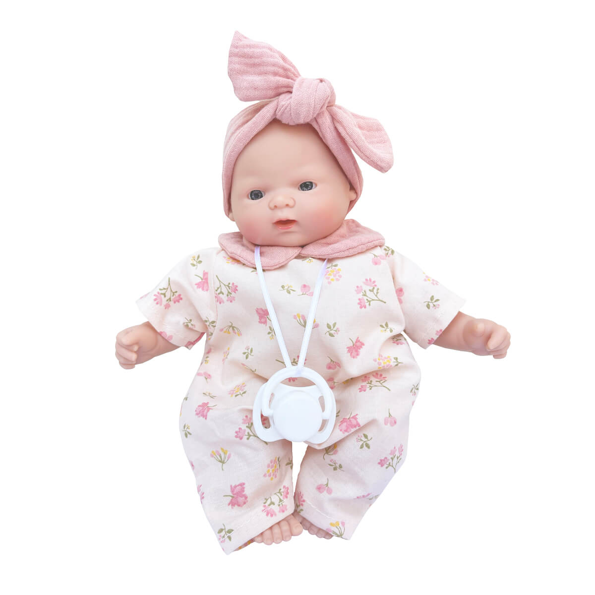 Petite poupée Nina 26 cm flowers rose