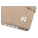 Protège carnet de santé gaze de coton- Biscuit