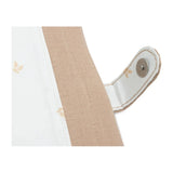 Protège carnet de santé gaze de coton- Biscuit