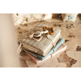 Protège carnet de santé gaze de coton- Olive green