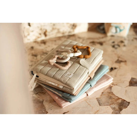 Protège carnet de santé gaze de coton- Olive green