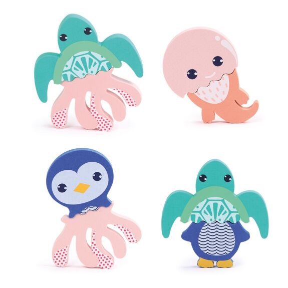 Puzzle de bain animaux mousse