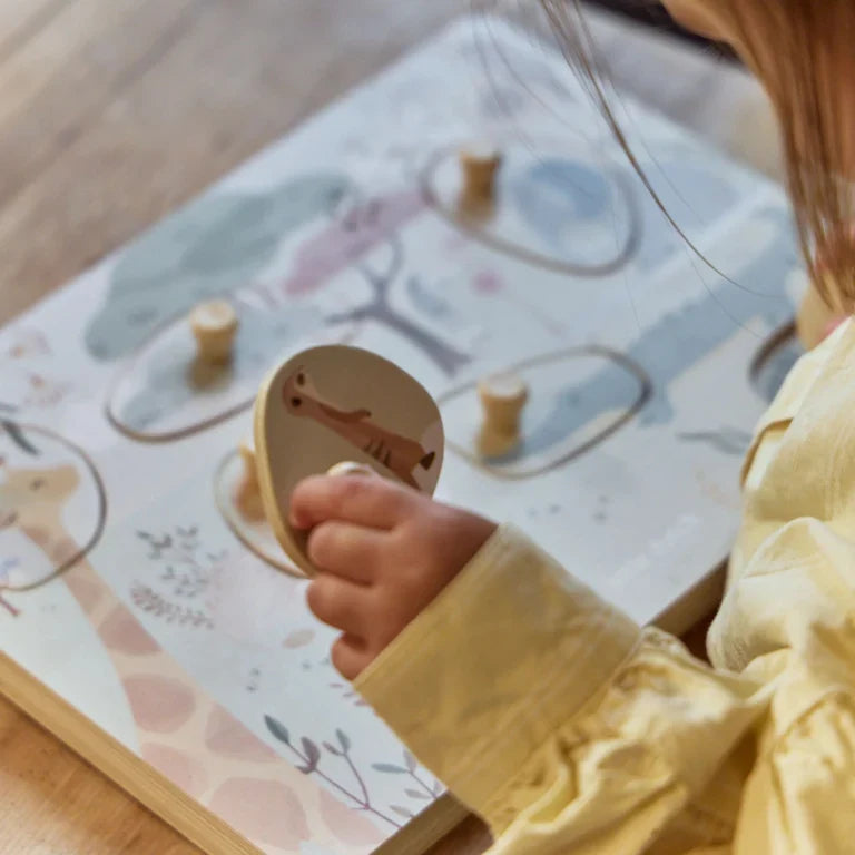 Puzzle sonore en Bois Safari Friends