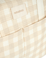 Sac à langer Nobodinoz Gala - Ivory Check