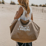 Sac XL velours - A la vie à l'amour