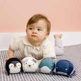 Set de 4 balles musicales doudou Ocean