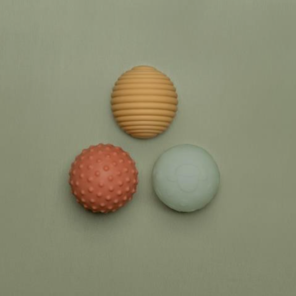 Set de 3 balles sensorielles Little farm