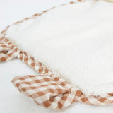 Tapis à langer nomade ourson vichy pom pouce