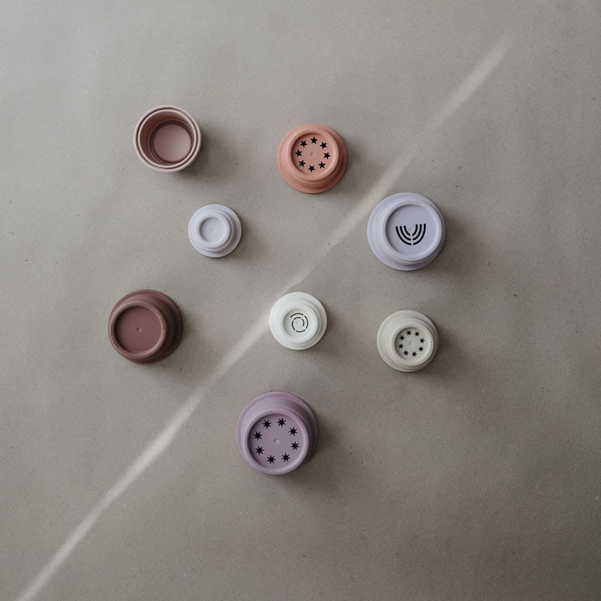 Tour à empiler bébé pastel - Mushie