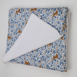 Couverture bleu petit singe