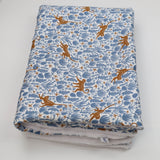 Couverture bleu petit singe