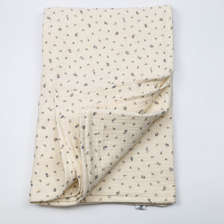 Couverture été bouton bleu