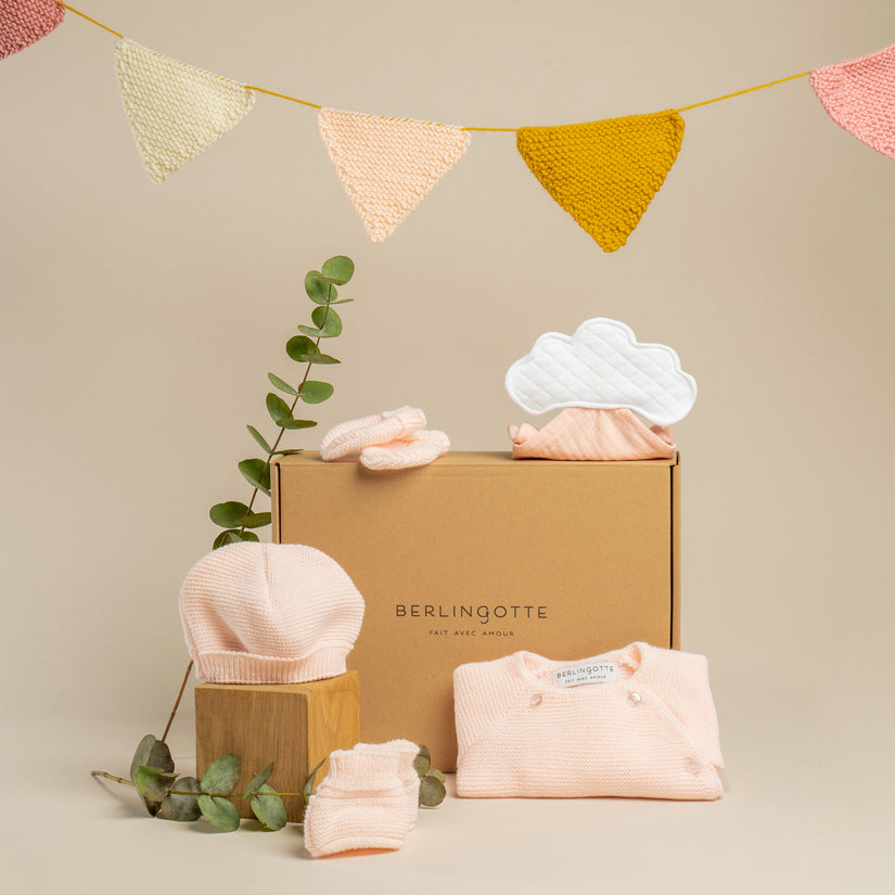 Coffret naissance Hortense rose