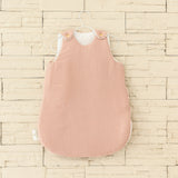 Gigoteuse gaze de coton hiver Vieux Rose