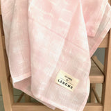 Lange rose et blanc