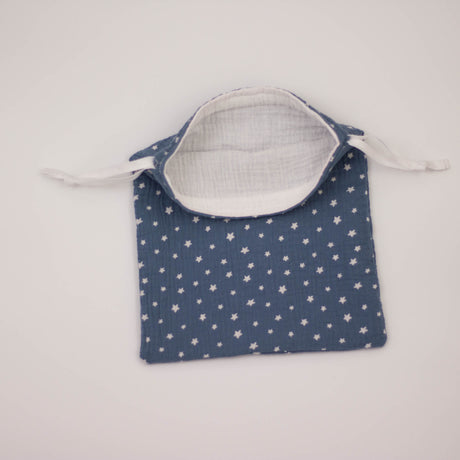 Pochon bleu étoilé