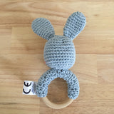 Hochet lapin bleu