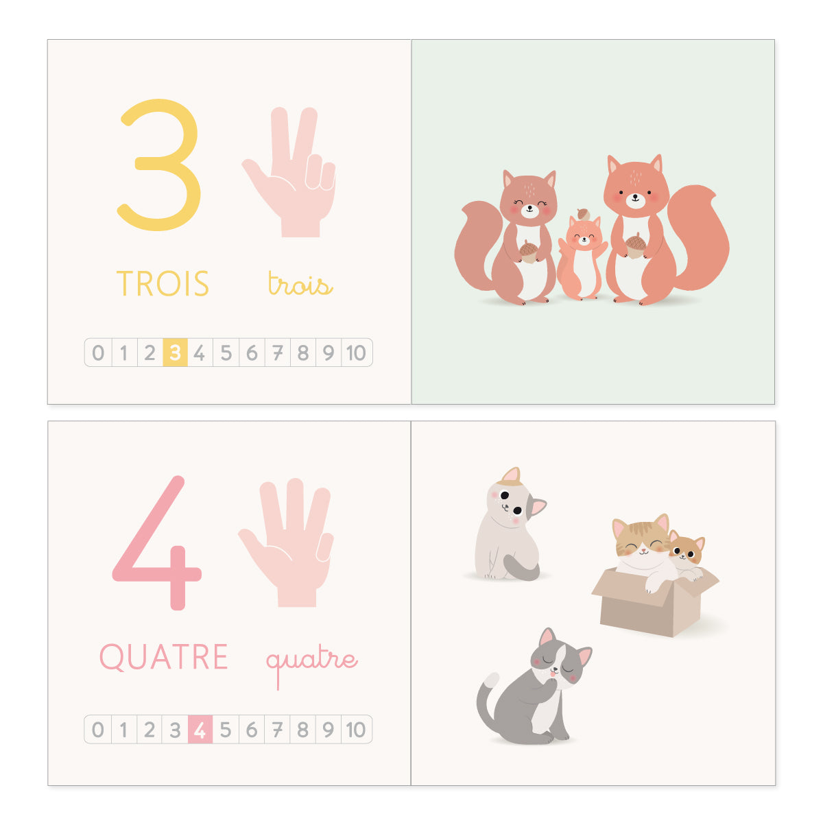 Livre j'apprends les chiffres en images