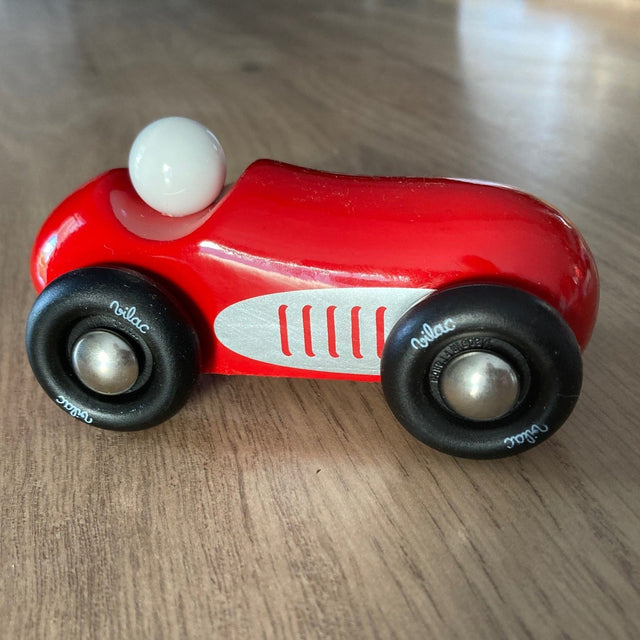 voiture bois rouge Vilac made in France