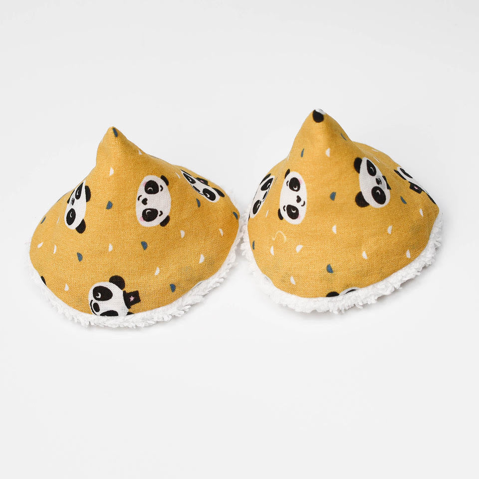 Pare pipi  panda jaune (lot de 2)