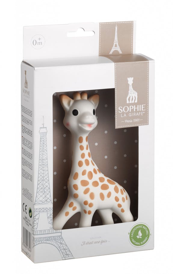 Vulli - Hochet poignée Sophie la girafe coloris rouge