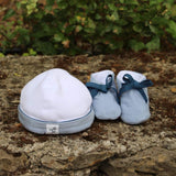 Bonnet naissance Bleu