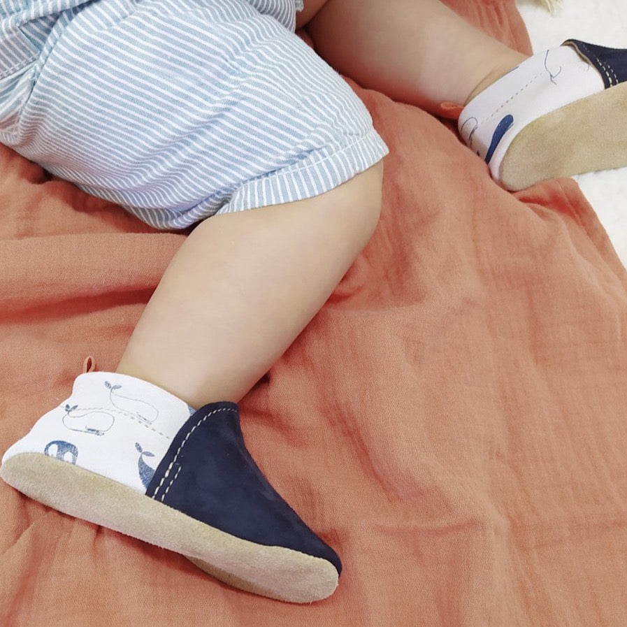 Baby Petit Canon Chausson Bébé Garçon Chaussure Souple Cuir Bebe