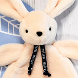 Doudou lapin dorlotin ivoire