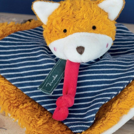 doudou plat renard bio made in France