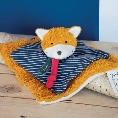 doudou plat renard bio made in france