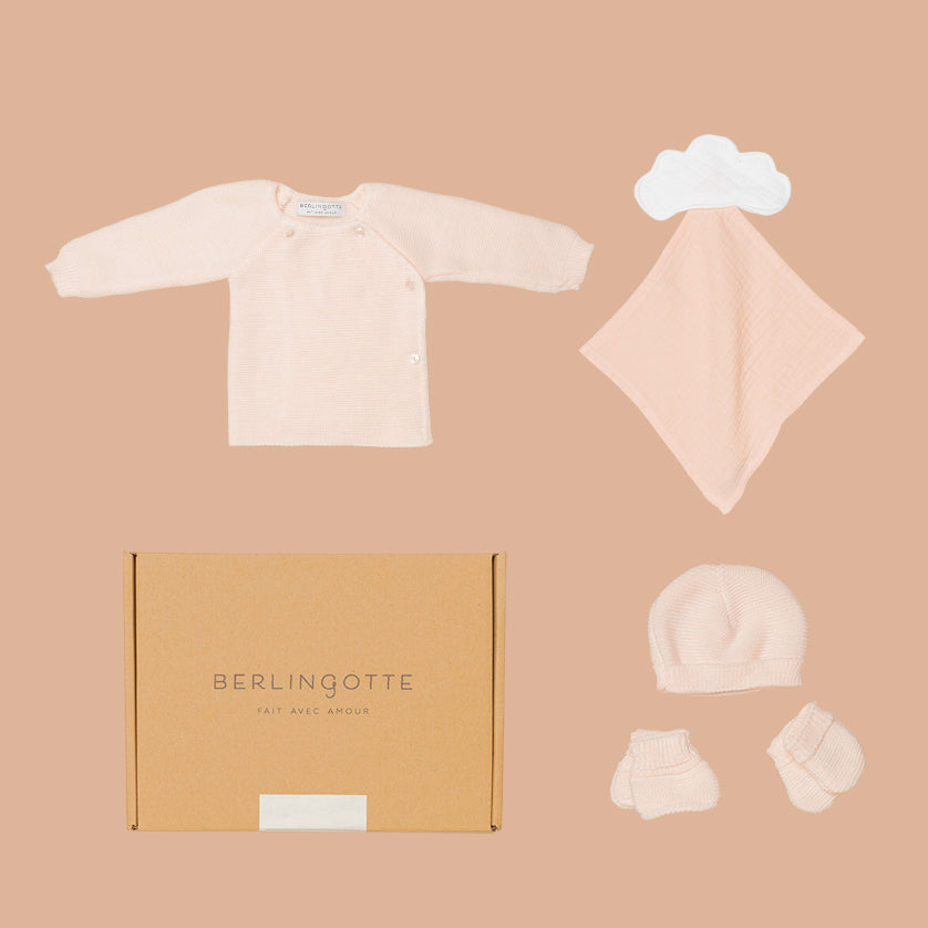 Coffret naissance Hortense rose