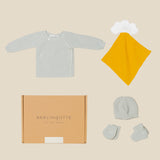 Coffret naissance Hortense vert et ocre