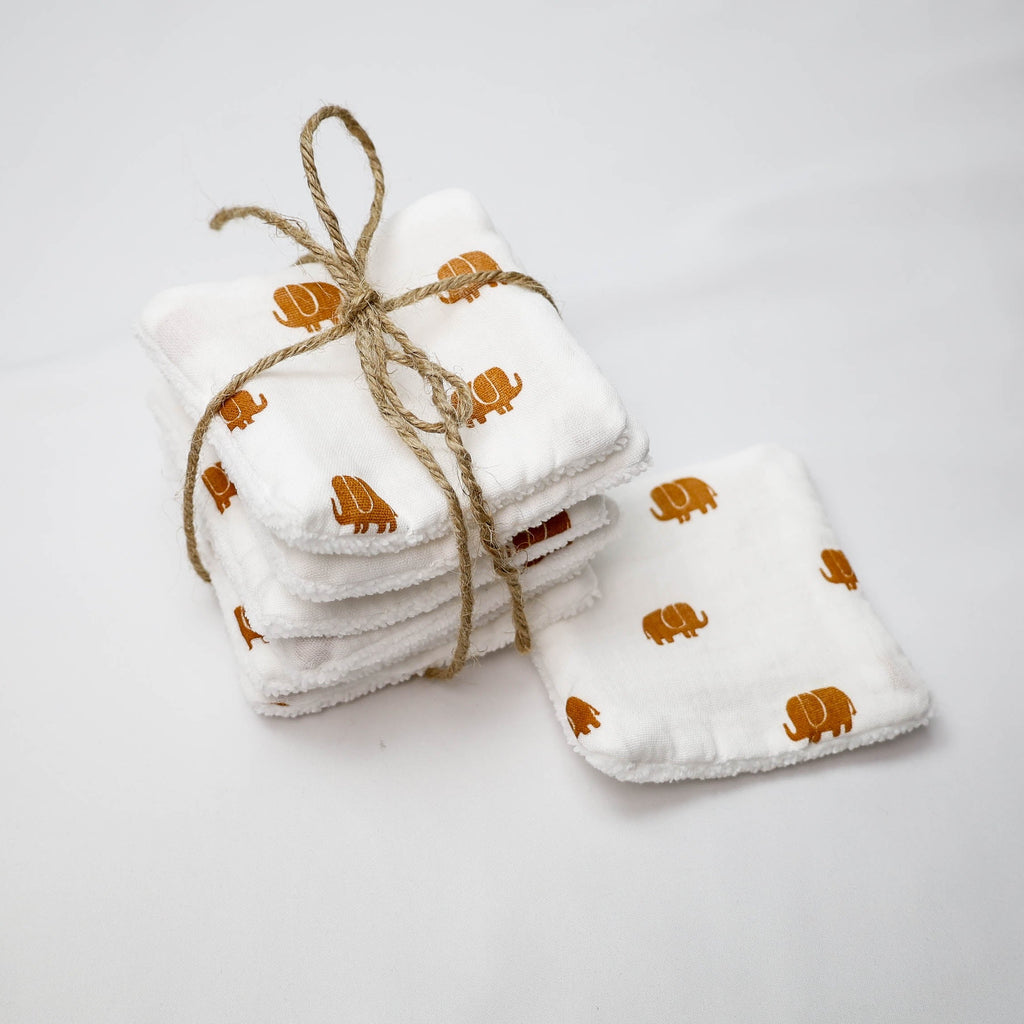 Lingette lavable bébé & peaux sensibles ❀ - Provence cigales lavande -  Micro-polaire lilas