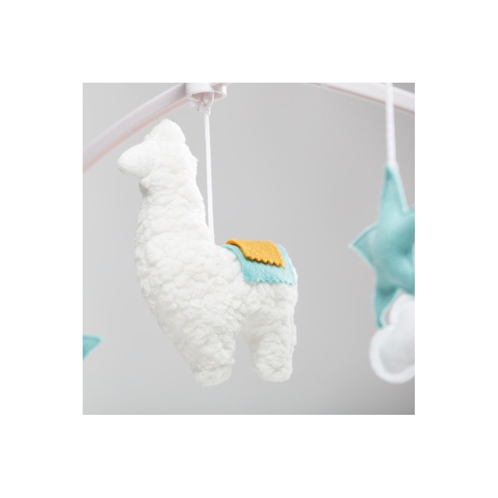 Mobile lama bleu et blanc - Musique Vaiana