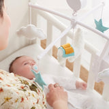 Mobile lama bleu et blanc - Musique Vaiana