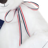 Ours en peluche blanc made in France