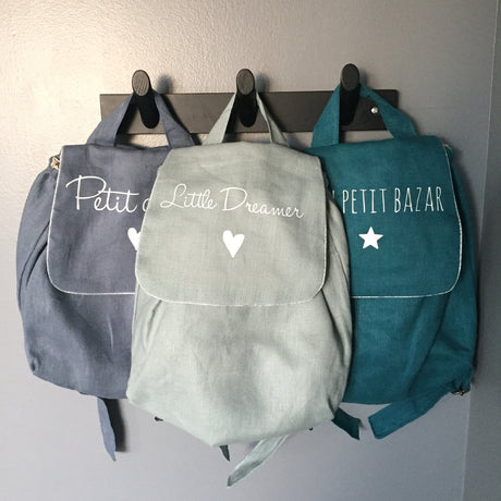 Sac à dos "little dreamer" menthe