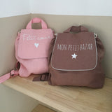 Sac à dos "Mon petit bazar" mauve