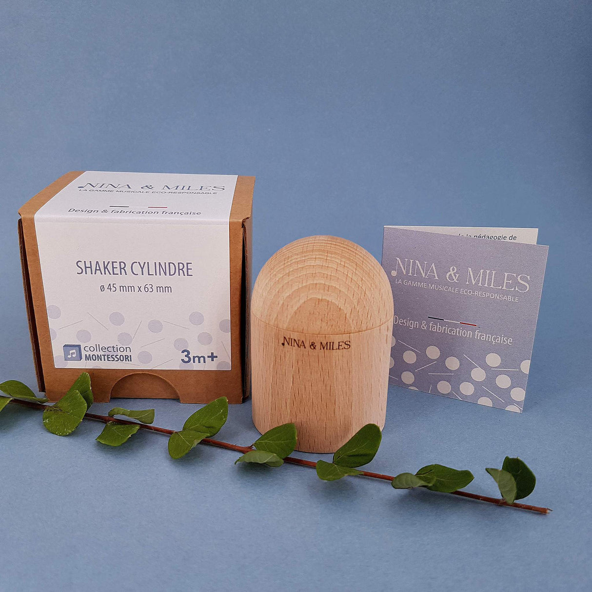 Maracas shaker cylindre