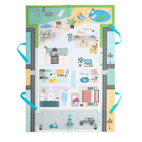 Tapis de jeu nomade "Bienvenue à la maison"