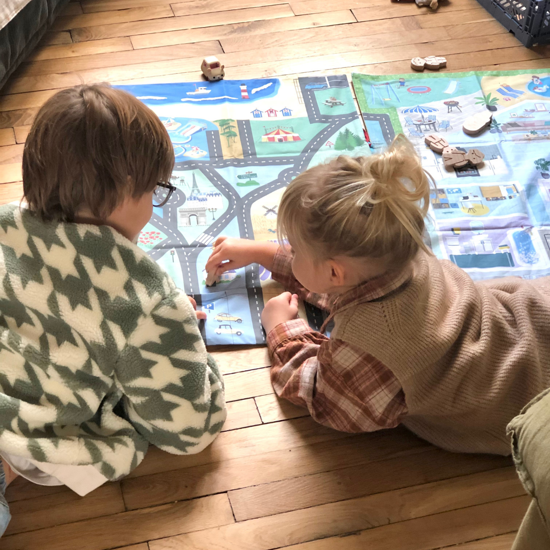 Tapis de jeu nomade "Bienvenue à la maison"