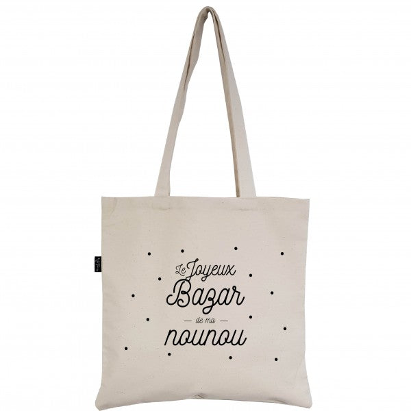 Tote bag "Le petit bazar de ma nounou"