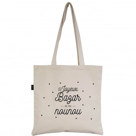 Tote bag "Le petit bazar de ma nounou"